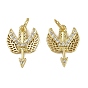 Латунные микро проложить кубического циркония подвески, прелести крыльев, долговечный, без кадмия и без свинца, стойки покрытие, с целью перехода в кольце