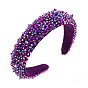 Colorful Crystal Beaded Headband for Women, Fashionable and Stylish Hair Accessories