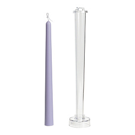 Transparent Plastic Candle Molds, for Candle Making Tools