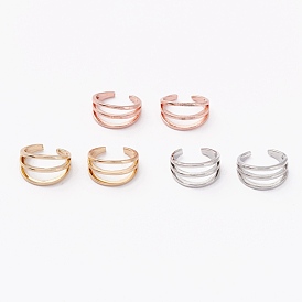 Латунь манжеты серьги