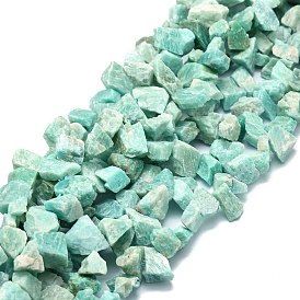 Raw Rough Natural Amazonite Beads Strands, Chip