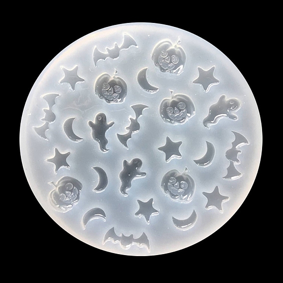 Hallowmas Theme DIY Silicone Mold, Resin Casting Molds, for UV Resin, Epoxy Resin Craft Making