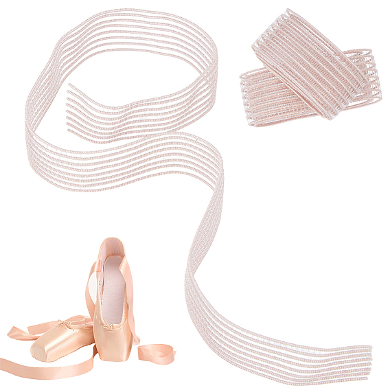 2Pcs Cloth Ballet Pointe Shoes  Bands, Shoe Invisible Strap