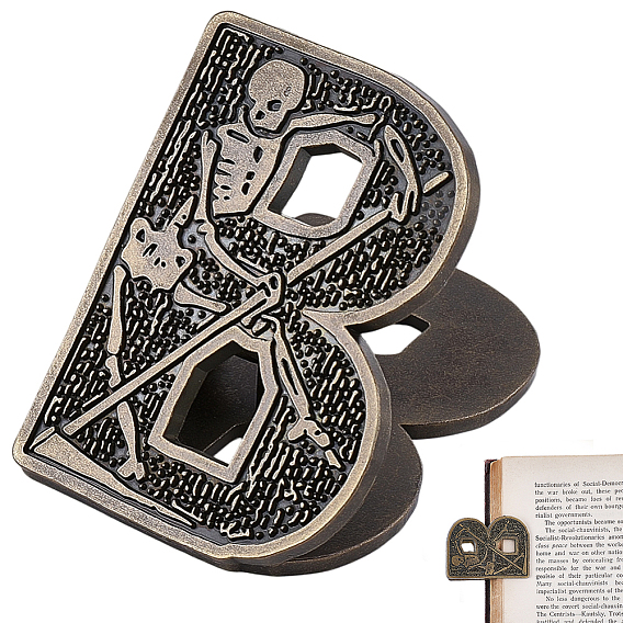 Clips de aleación de estilo tibetano para oficina y escuela., Bronce antiguo