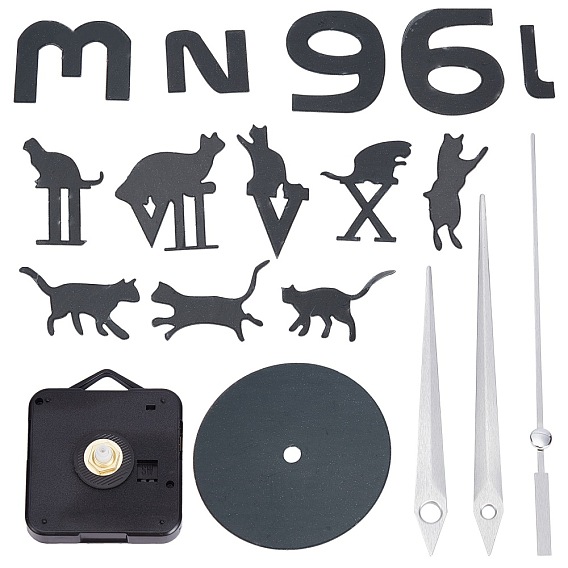 Железные часы и указатели, с фурнитурой из сплава и бумаги, без батареи