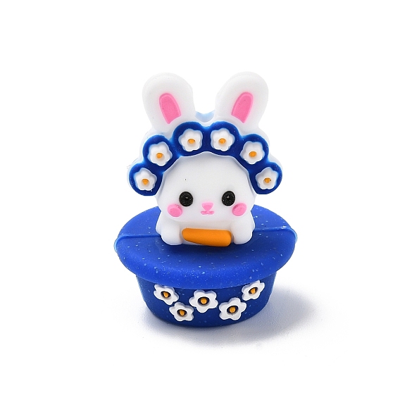 Силиконовые бусины, фокусные бусы, кролик