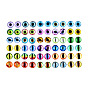 Glass Cabochons, Half Round/Dome with Eyes