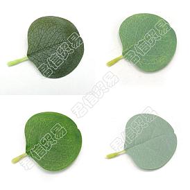 400pcs 4 Farben Seidenblume Kunststoff künstliches Blatt, für hochzeit wohnzimmerdekoration heiratszubehör blatt