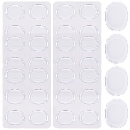 36шт. овальные силиконовые наклейки на глушитель барабанной установки, демпферы барабана