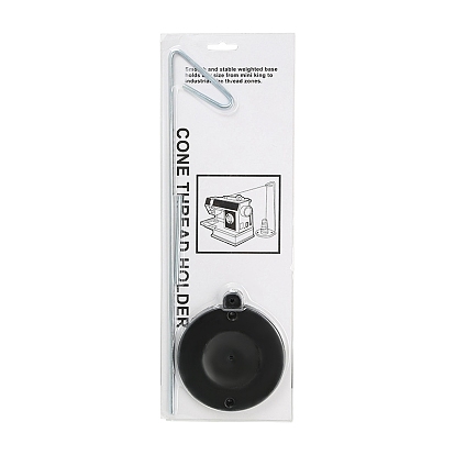 Iron Thread Holders, Thread Organizer for Embroidery and Sewing Machines, with Plastic Bases, Flat Round