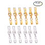 Brass&Alloy Clip Ends With Lobster Claw Clasps, Nice for Jewelry Making