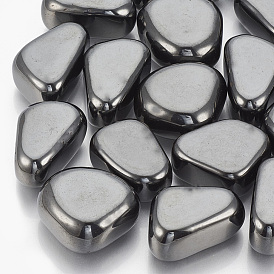 Magnétiques perles synthétiques d'hématite, pas de trous / non percés, nuggets