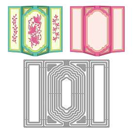 Углеродистая сталь разрезает трафареты, для diy scrapbooking, Фотоальбом, декоративная бумага для тиснения, цвет нержавеющей стали, прямоугольные