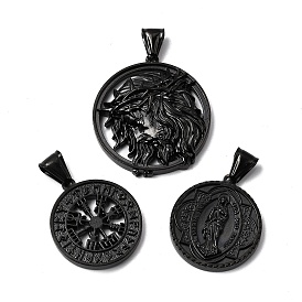 304 подвески из нержавеющей стали, ионное покрытие (ip), плоско-круглые