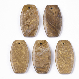 Natural Gemstone Pendants, Drum