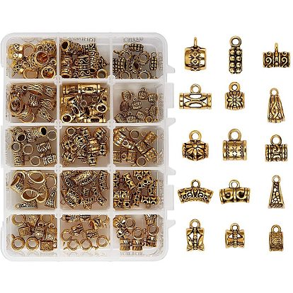 Tibetan Style Hangers, Bail Beads