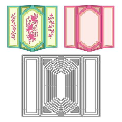 Углеродистая сталь разрезает трафареты, для diy scrapbooking, Фотоальбом, декоративная бумага для тиснения, цвет нержавеющей стали, прямоугольные