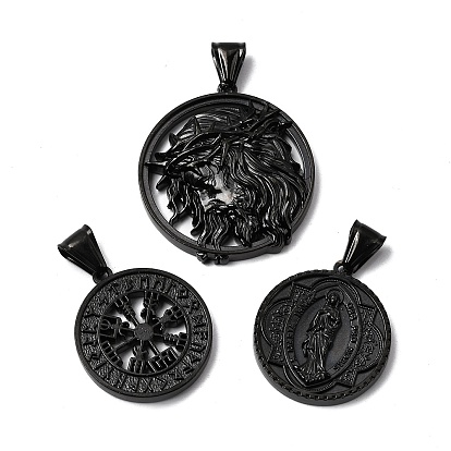 304 подвески из нержавеющей стали, ионное покрытие (ip), плоско-круглые