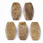 Natural Gemstone Pendants, Drum