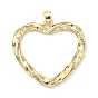 Латунные микро проложить кубического циркония подвески, сердце прелести, стойки покрытие, долговечный, без кадмия и без свинца