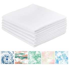 5шт. отбеленная хлопчатобумажная ткань для карманов, серая, для поделки живописи, аксессуары для одежды