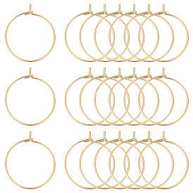 304 из нержавеющей стали бокал прелести кольца, обручание серьги, DIY материал для баскетбола обруча серьги жены, с контейнером для бисера