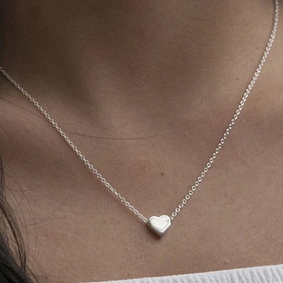 Вакуумное покрытие 304 кулоны из нержавеющей стали, с карабин-лобстерами , сердце