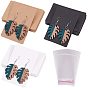 Cardboard Display Cards Sets, Used For Necklace and Earring, with OPP Cellophane Bags