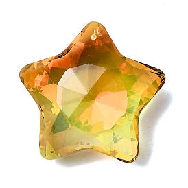 Гальваническим подвески стекла, для люстры хрустальные подвесные подвески, звезды прелести, граненые