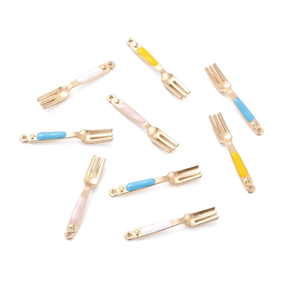 Zinc Alloy Pendants, with Enamel, Tableware