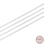 925 Sterling Silver Cable Chain, Soldered