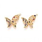 Латунные микро проложить кубического циркония подвески, подвески-бабочки