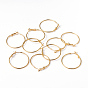 Brass Earring Findings Hoops, DIY Material for Basketball Wives Hoop Earrings, Nickel Free