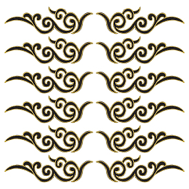 Полиэфирная компьютеризированная вышивка утюгом/пришивка нашивок, аппликация, цветок