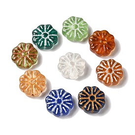 Transparent Lampwork Beads, Flower