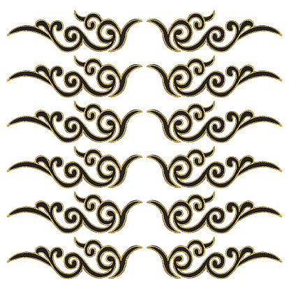 Полиэфирная компьютеризированная вышивка утюгом/пришивка нашивок, аппликация, цветок