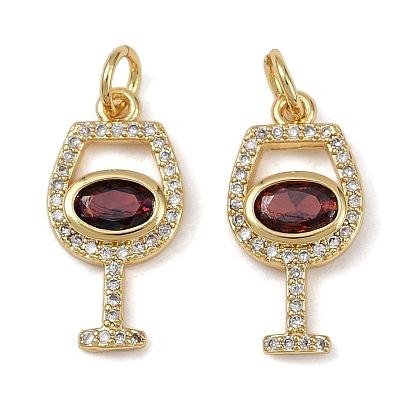 Латунные микро проложить кубического циркония подвески, чашка, со стеклом, долговечный, без кадмия и без свинца, стойки покрытие, с целью перехода в кольце