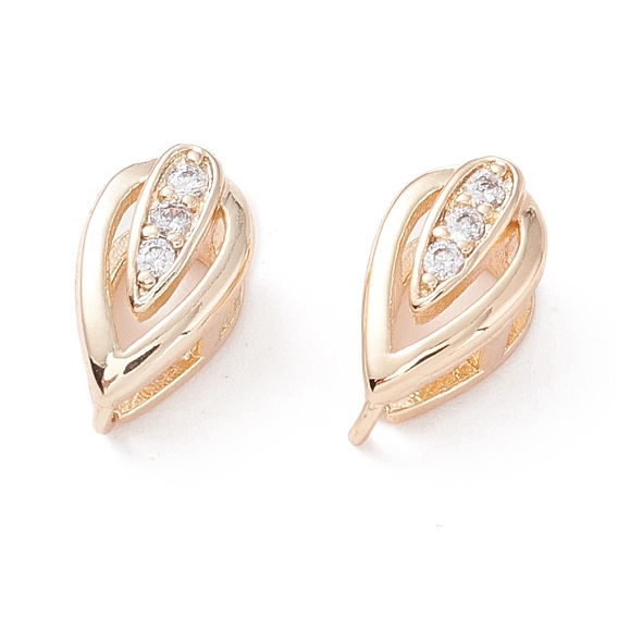 Стойки обшивки латунные микро проложить кубического циркония кулон поручительств, усилитель укороченный бейлс, долговечный, слеза