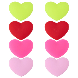 8шт 4цвета силиконовый демпфер для теннисной ракетки, гаситель вибрации, сердце