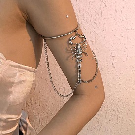 Jewelry gothic diamond-studded scorpion arm ring diamond creative retro geometric jewelry