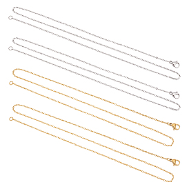 Вакуумное покрытие pvd 304 ожерелья из нержавеющей стали с цепочкой, с карабин-лобстерами 