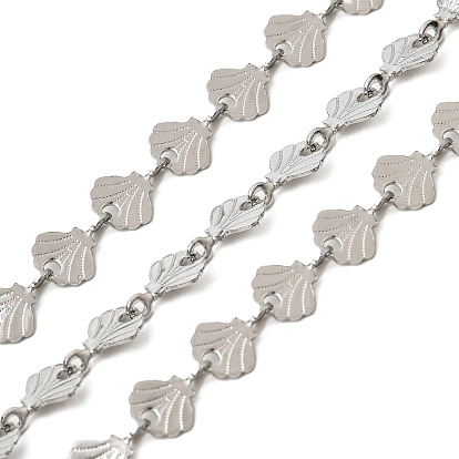 304 Цепи из нержавеющей стали в форме ракушки, пайки, с катушкой