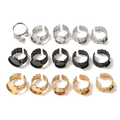 Lunette tissée 304 composants de bague de manchette en acier inoxydable, réglage de la bague de tampon ronde