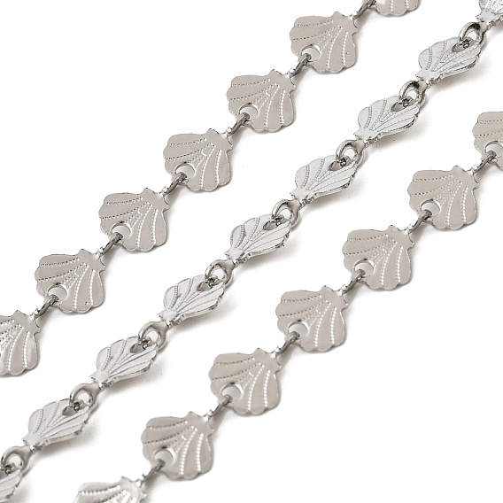 304 Цепи из нержавеющей стали в форме ракушки, пайки, с катушкой