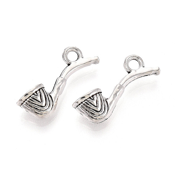 Сплавочные подвески тибетского стиля, трубные амулеты, без кадмия и без свинца