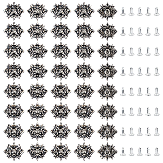 40 устанавливает заклепки из сплава, глаз, для пальто, обуви, украшение чемодана и сумки