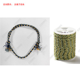 Elaboración de pulseras con cordón de polialgodón