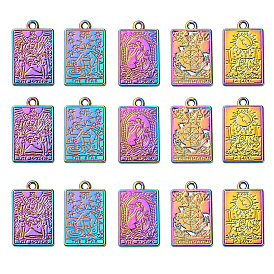 20шт 5 стили подвески из сплава с гальванопокрытием, без кадмия, без никеля и без свинца, Таро прелести