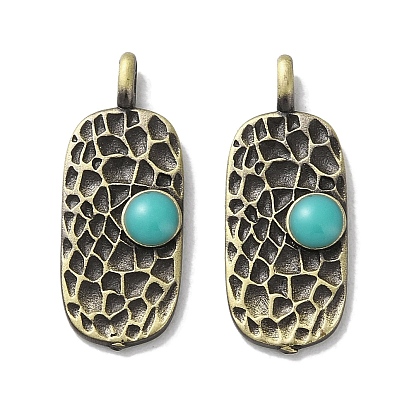 Латунь эмаль подвески, без кадмия и без свинца, , овальный шарм