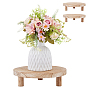 Présentoirs ronds en bois pour bijoux, vase